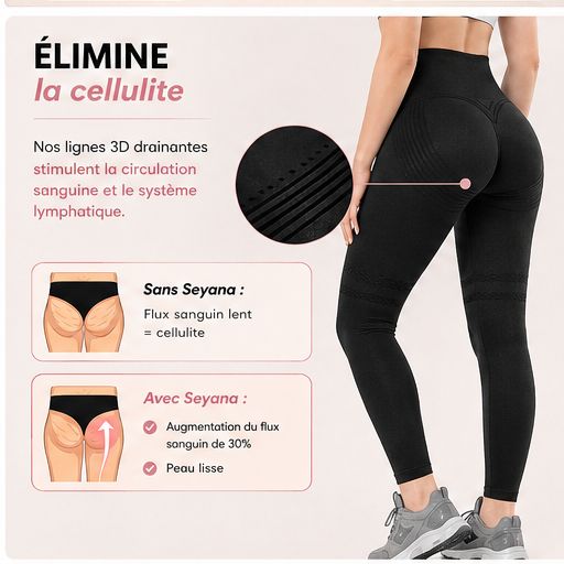 Legging Push-Up Anti-Cellulite Sculptant – Seyana Fit